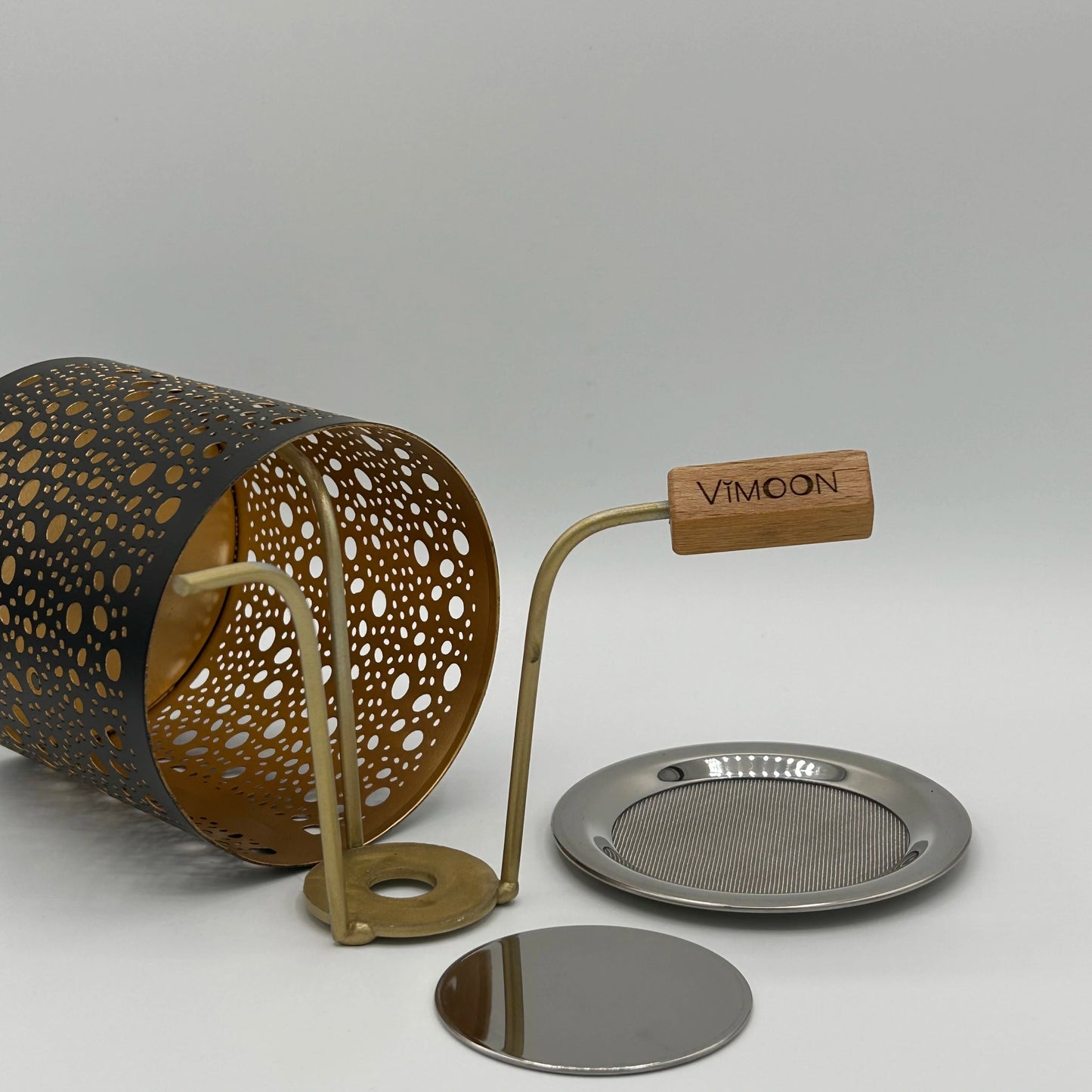 besonderes Räucherstövchen mit Räuchersieb, Räucherplättchen und Teelichteinsatz für beste Düfte beim Räuchern