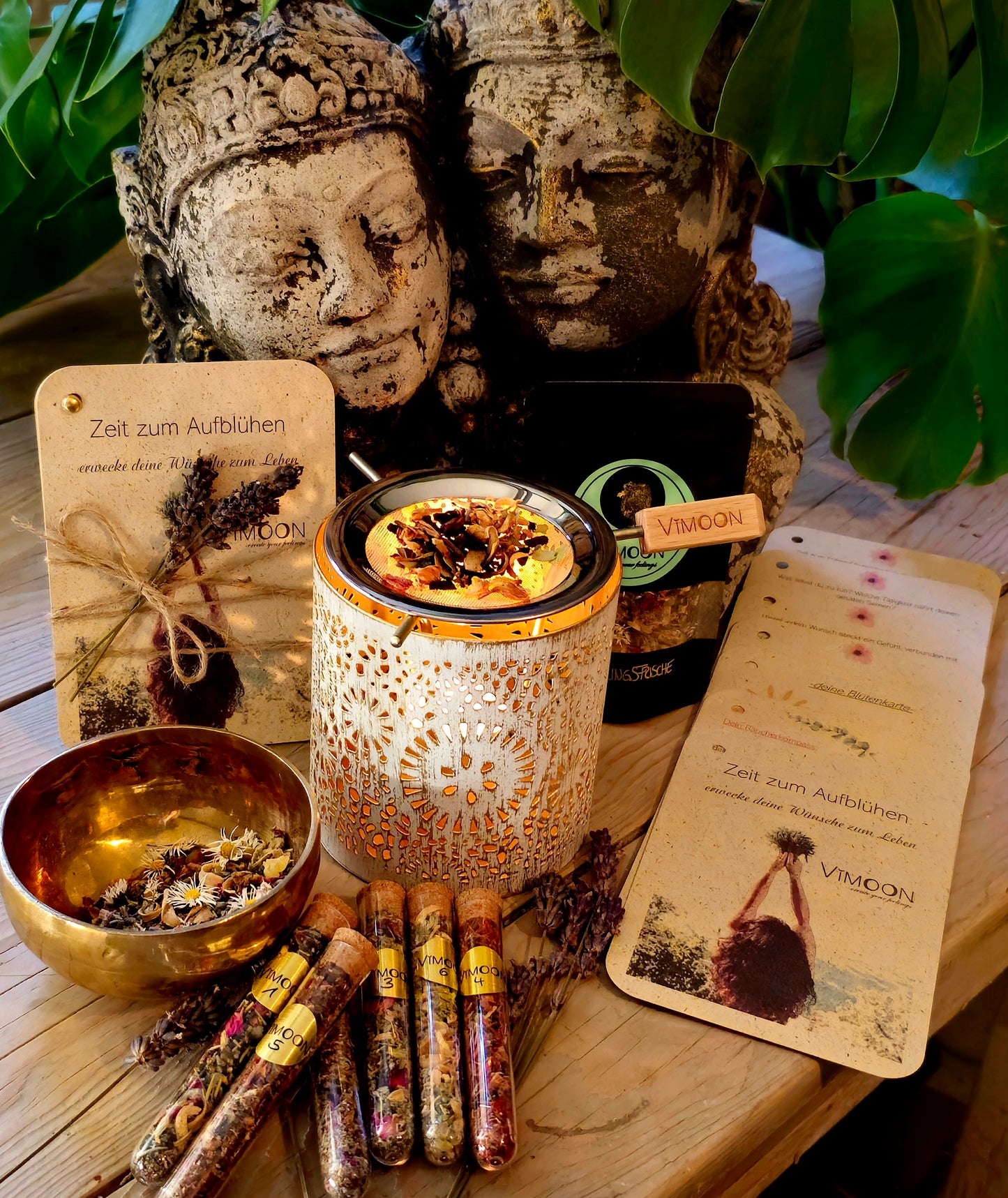 Räucherwerk - SET - GESCHENKBOX - ZEIT ZUM AUFBLÜHEN - ANSICHT1 _  by VIMOON 