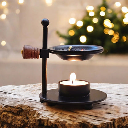 Weihrauchbrenner Boris - dein höhenverstellbarer Weihrauchbrenner. Perfekt um Räucherwerk und Weihrauch zu Räuchern in den magischen Rauhnächten oder zur Weihnachtszeit. 