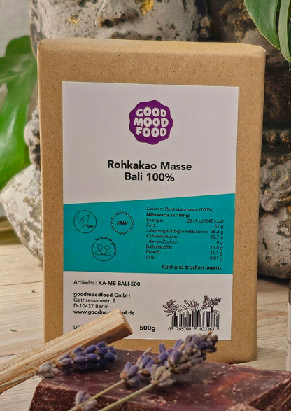 Rohkakao Masse Bali 100% Rohkakao