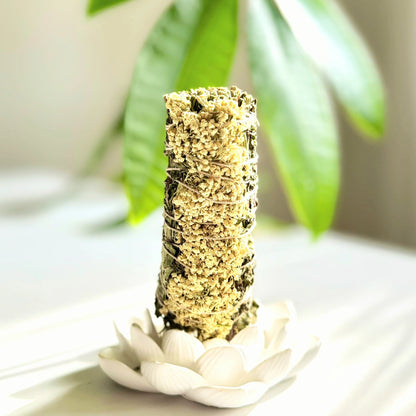 Räucherbündel clear vibes; Räucherbündel mit Kräutern - Smudge Stick 