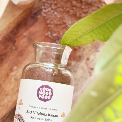 Bio Vitalpilz Rohkakao, Trinkschokolade, Ritualkakao "rise up and shine" 